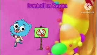 Gumball as Kayna - Candy Island x Cartoons