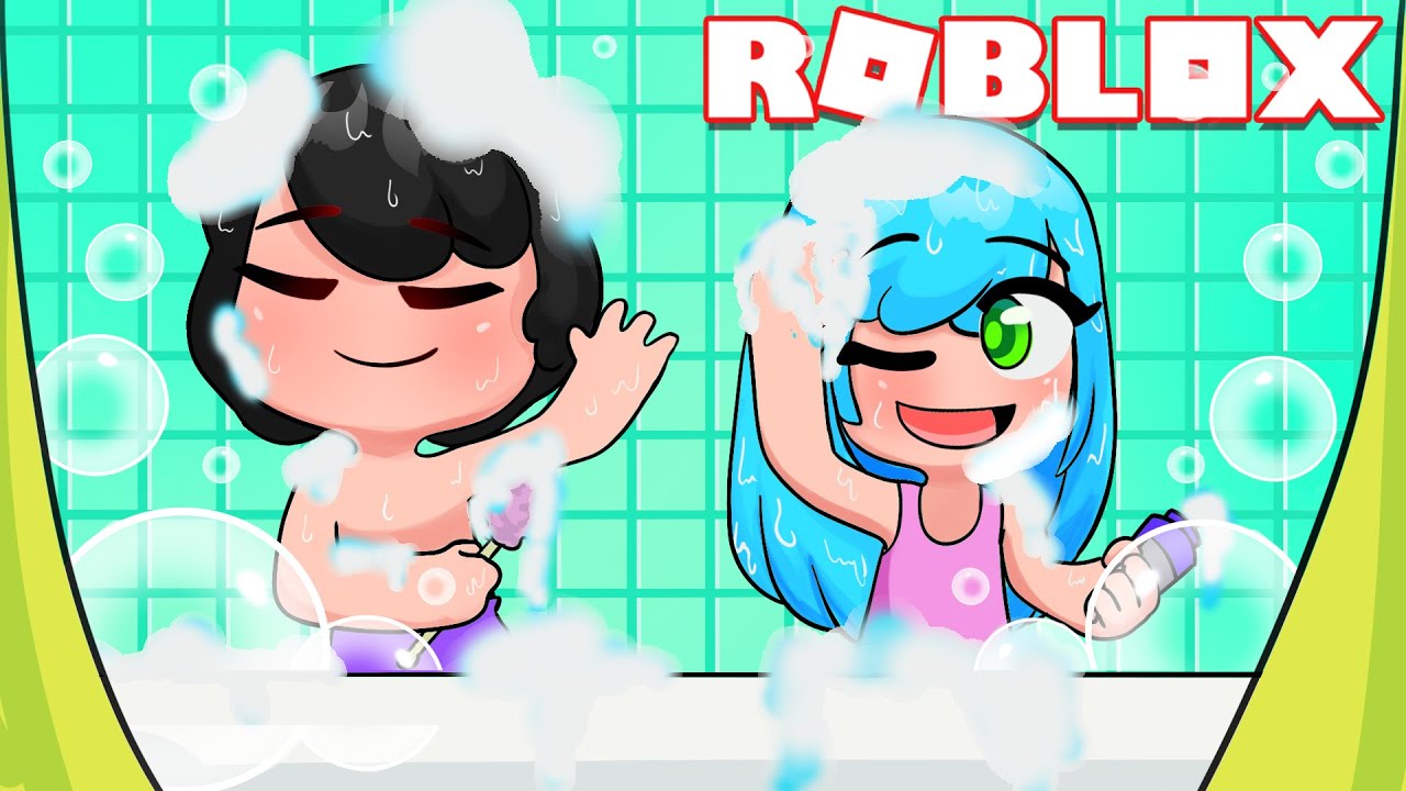 HORA DEL BAÑO SRJUANCHO Y CATA SE BAÑAN JUNTOS 😳😱 TOME UN BAÑO CON UNA CHICA 😨 SRJUANCHO ROBLOX