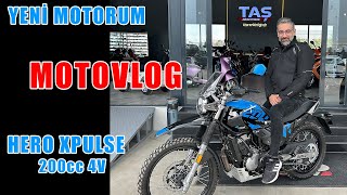 MOTOR ALDIM - MOTORA BAŞLIYORUM - HERO XPULSE 200 4V BAŞLANGIÇ MOTORUM