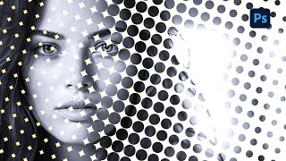 Dotted Color Halftone Effect in Photoshop