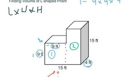 Finding Volume of L-shaped Prism