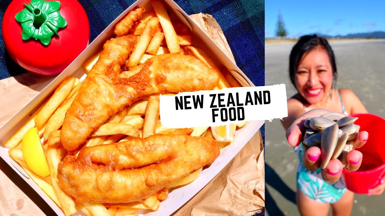 ⁣Giant NEW ZEALAND Food Tour | Best FISH & CHIPS in the world | FRESH seafood