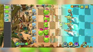 Plants vs Zombies 2 - Its About Time - Big Wave Beach 21 - Walkthrough 100% (No Commentary)