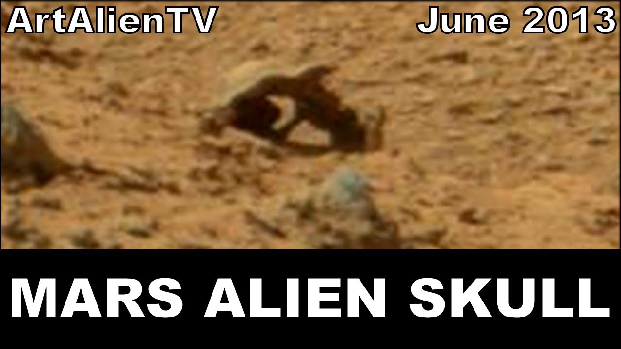 rovera MARS ALIEN SKULL or CRAB SHELL ? ArtAlienTV - 900p