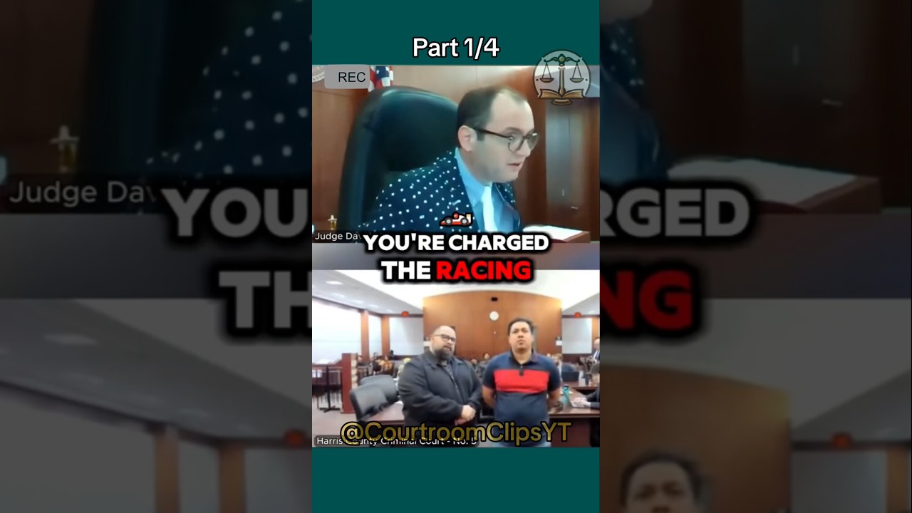 Part 1/4 he was racing on a highway. #courtroomdrama #courtroomclips #courtrooms #judgement