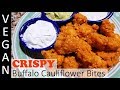 Crispy Buffalo Cauliflower Bites // Vegan