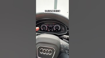 How To Turn Off Audi Lane Assist #shorts
