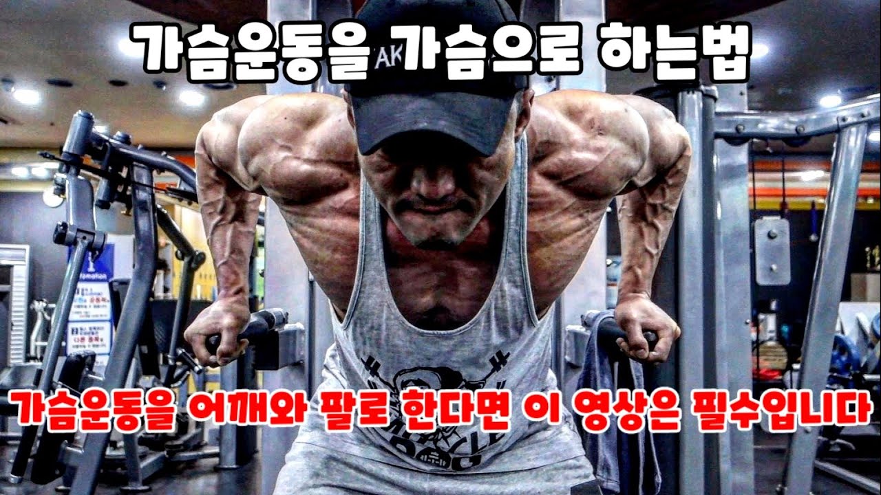 가슴운동을 진짜! 가슴으로 하는 법!