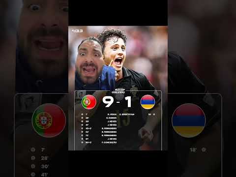 جنون البرتغال بتساعية بدون تواجد الدون