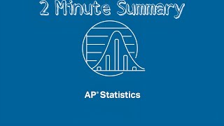 AP Statistics Summarized in UNDER 2 Minutes