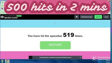 1,500 hits spacebar clicker (part 2)