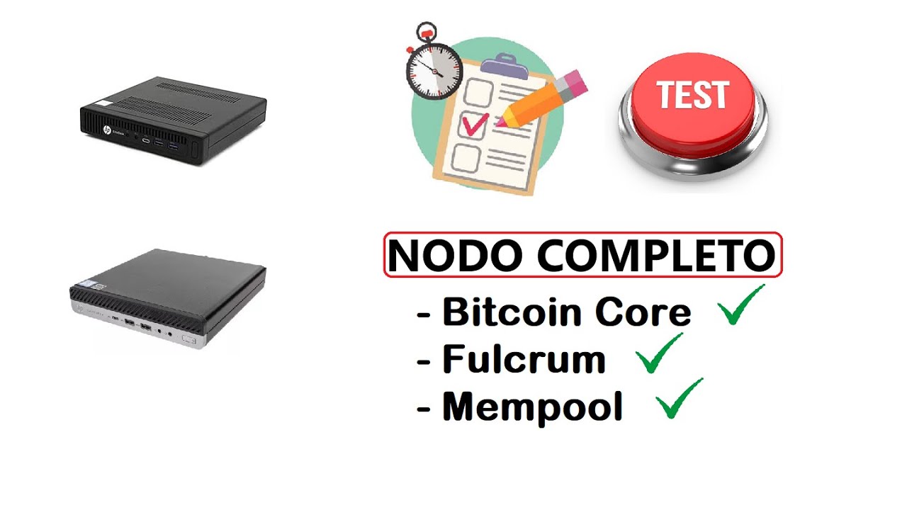 HP EliteDesk 800 G2 - Test Nodo Bitcoin + Fulcrum + Mempool