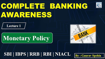 Monetary Policy | SLR | CRR | Repo Rate | Reverse Repo Rate | LAF | MSF | Banking Awareness