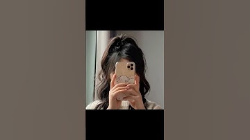 Cách buộc tóc đuôi ngựa bồng bềnh siêu xinh #hairstyle #hair #shorts