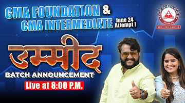 Unveiling UMEED BATCH- CMA Foundation & Inter Students for June 