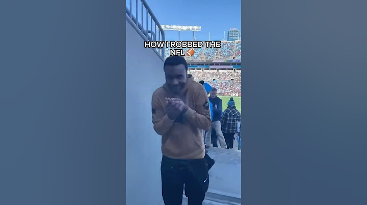 How I robbed the nfl...