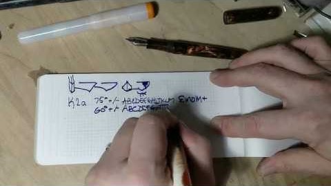 Get to know the Kissaki Stacked Nib!