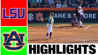 #12 LSU vs Auburn Highlights | NCAA Softball Highlights | 2023 College Softball