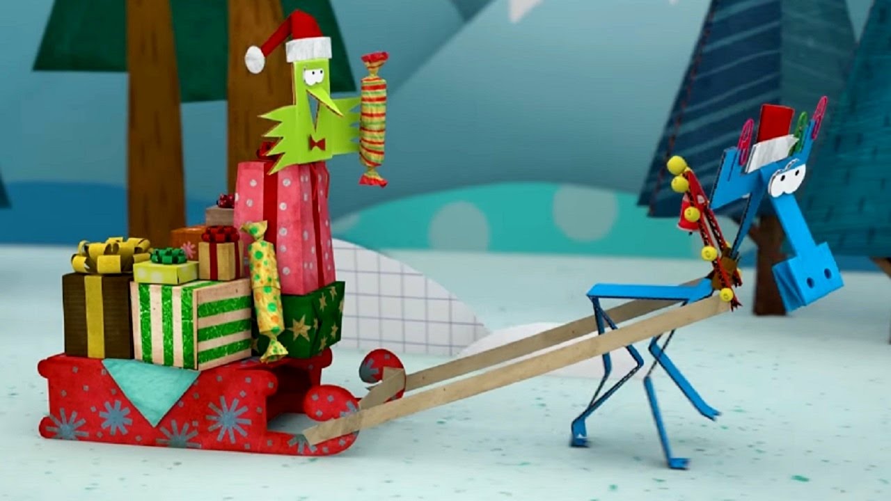 Бумажки - Новогодняя история - мультфильм для детей - поделки своими ...