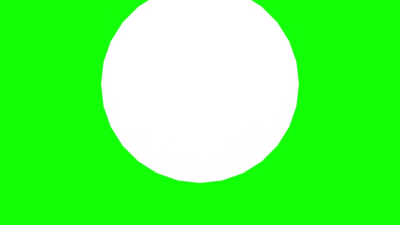 White Icosioctagon Green Background Up To Down