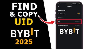 How to Find Bybit Account User ID 2025 | Copy your Bybit UID