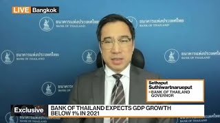 Bank of Thailand Focused on Growth, Not Inflation, Governor Says