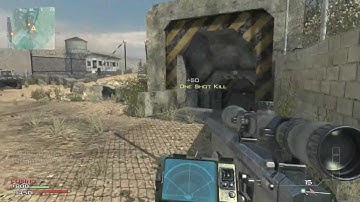 MW3-FFA sniping action (private match-Dome)