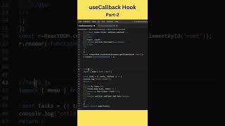 Must Know #react useCallback Hook Part-2 #shorts #hindi