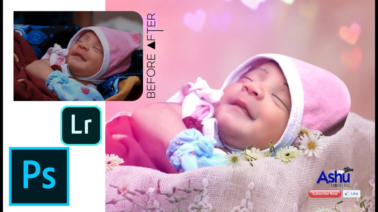 Edit Baby Photo With Photoshop Change Photo Background Photoshop Tutorial Baby Photo Editing Youtube