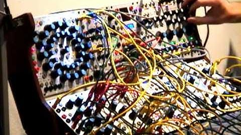 Ezra Buchla at NoiseBug - 200e Modular Synth - Pt 2 - Filter, Input Board