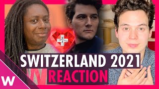 Switzerland Eurovision 2021 Reaction | Gjon's Tears "Tout l'univers"