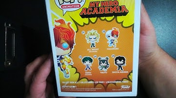 My Hero Acadamia Funko Pop series 2 unboxing