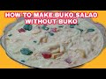 HOW TO MAKE BUKO SALAD WITHOUT BUKO