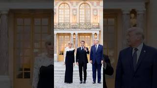 Trump Calls Brigitte Macron an 'Amazing Woman' at Versailles
