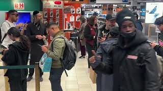 Long Lines for Solar Eclipse Glasses at B&H Photo