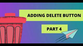 Code your own grocery list. Adding  delete button to month item