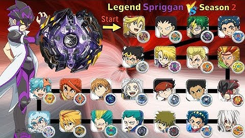 【Legend Spriggan 5Reach Eternal VS ALL Season2】 marathon Beyblade Burst God 베이블레이드 버스트 DB 갓 레전드 스프리건