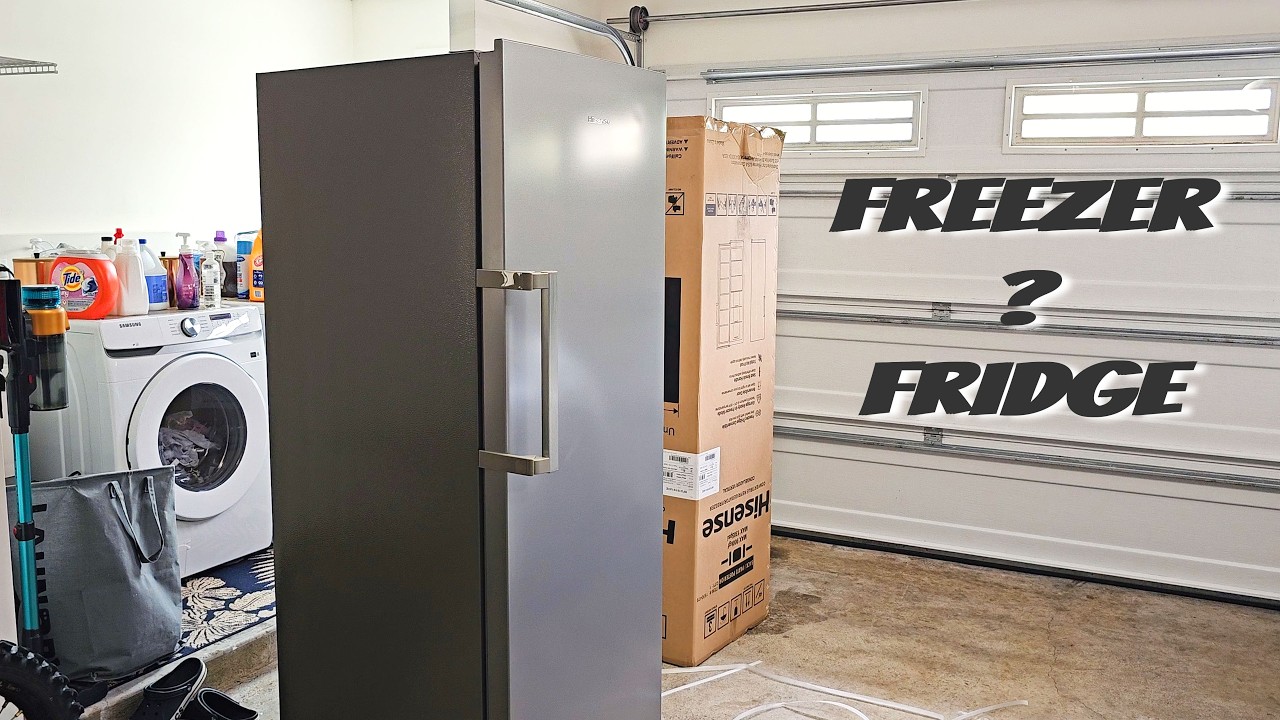 Hisense 10.2 cu ft - Upright Freezer or Fridge - Garage - YouTube