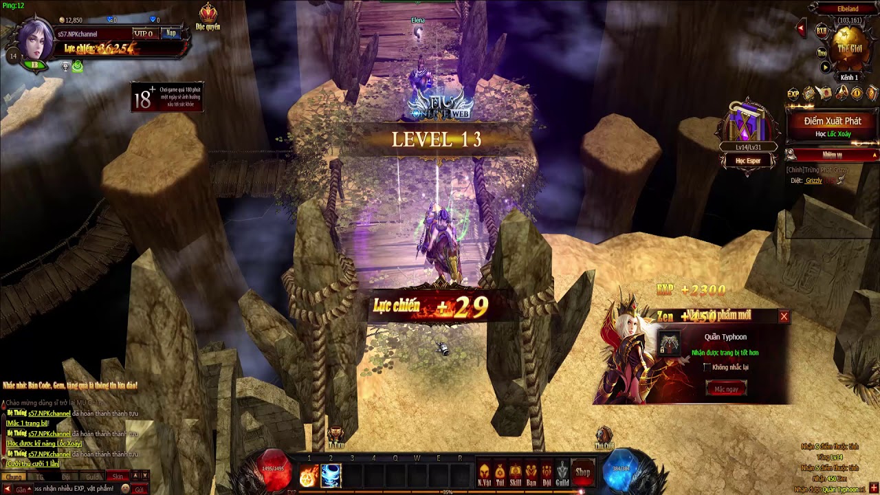 Game MU Online ✦ Review Level 11►15 ✦ NPK Channel