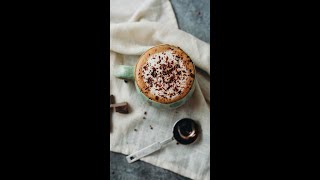Vegan Dark Chocolate Cinnamon Latte