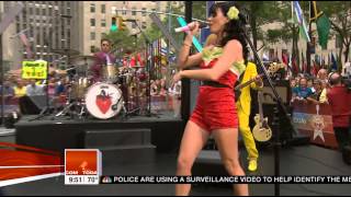 Katy Perry - Hot N Cold (live on Today Show) 2008 HD