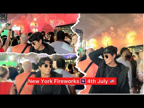 First Time in New York | Epic 4th of July 2024 Fireworks Experience 🇺🇸🎆 | Aadil Khan Vlog