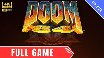 Doom 64 Gameplay on PS5 [4K 60FPS HDR] Full Game Walkthrough - No Commentary!
