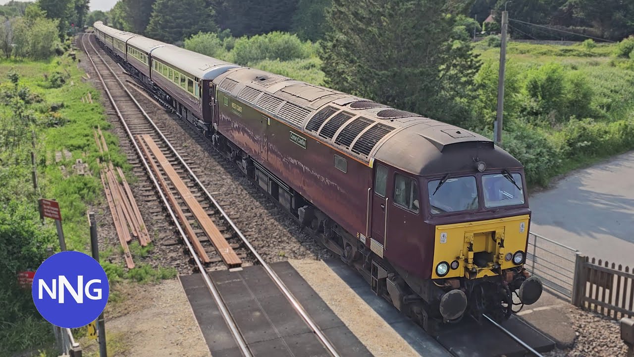 57314 & 57313 Northern Belle 5Z57 at Whitlingham, Norfolk - 04/06/25 ...