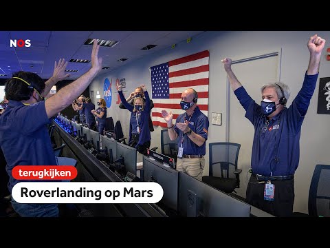 LIVE: landing van rover op Mars