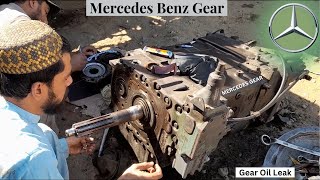 Truck Gearbox Restoration || Mercedes Truck Gearbox oil leak Repair