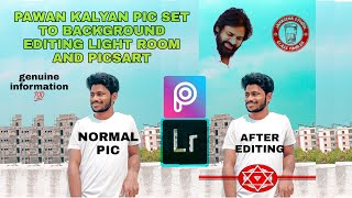 PAWAN KALYAN PIC EDITING IN BACKGROUND || HOW TO EDIT IN LIGHTROOM || HOW TO EDIT IN PICSART || screenshot 5