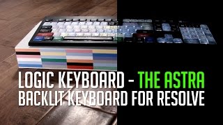 Logic Keyboard - The Astra - Backlit DaVinci Resolve PC Keyboard