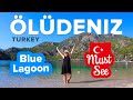 BEST BEACH in TURKEY 🇹🇷 Blue Lagoon in OLUDENIZ is Pure Paradise. South of Turkey Travel Guide 🗺