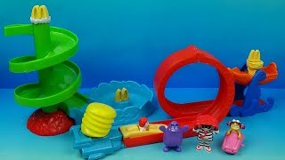 1999 McDonaldLand Amusement Park Play set of 4 Happy Meal Full Collection Video Review